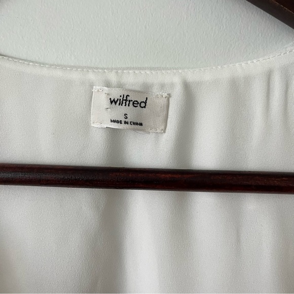 Wilfred by Aritzia Louise Wrap Dress - Floral Ruffle Mini - Size Small - Picture 5 of 7